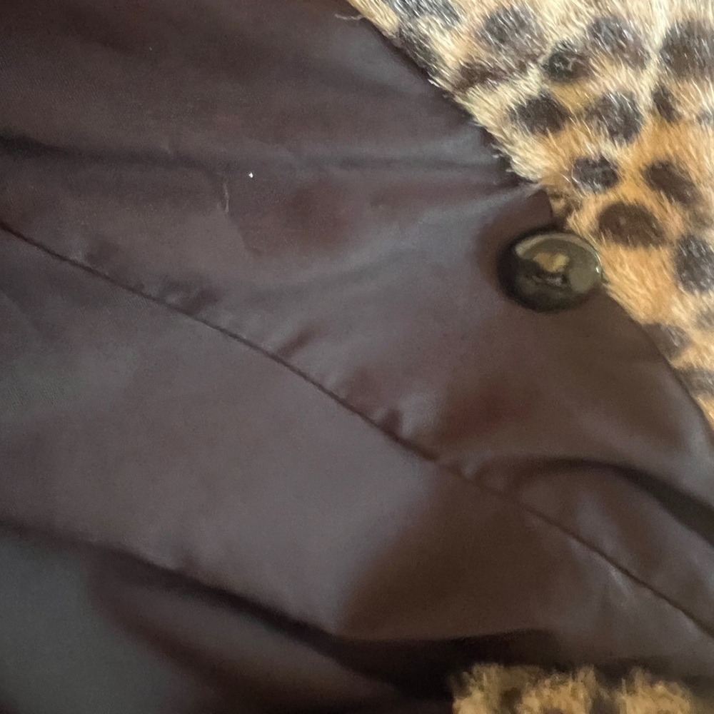 X-Revolve House Of Harlow 1960 Perry Faux Fur Leopard Coat XXS - Picture 12 of 15